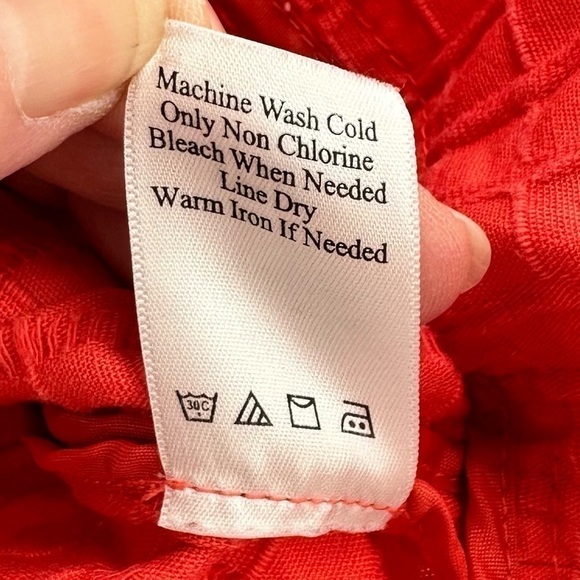 Coldwater Creek Women’s Red Orange Cotton Textured Jacket Size 8P - Picture 11 of 11